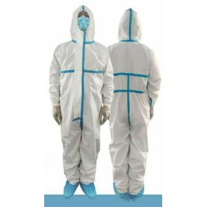 Antivirus Disposable Protective Coveralls Against Germs Lightweight Design