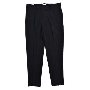 Black Custom Tailored Trousers / Slim Fit Trousers All Season Polyester Fabric