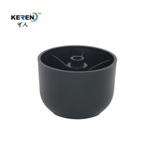 China 160mm Matt Black Plastic Furniture Feet , Unbreakable Sofa Bed Risers on sale