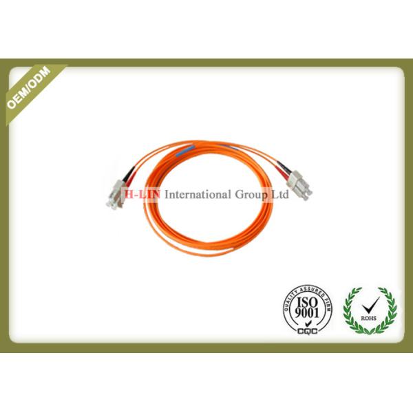 Quality Custom Duplex Multimode SC To SC Fiber Patch Cable , Fiber Optic Jumper Cables wholesale