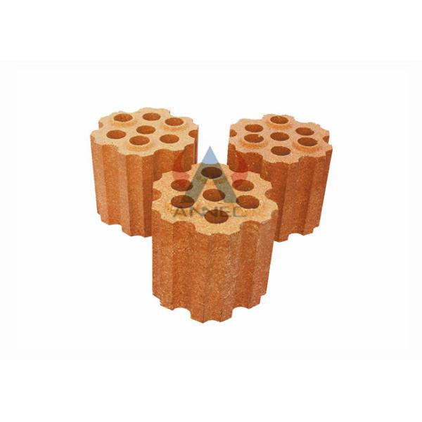 Quality Silica Checker Clay Refractory Brick Multistage Batching With Holes wholesale
