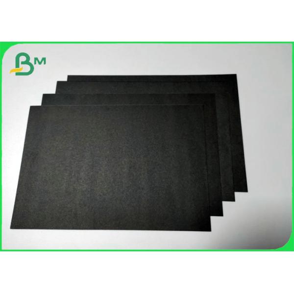 Recyclable Pollution-Free Uncoated Black Cardboard High Strength Handbags