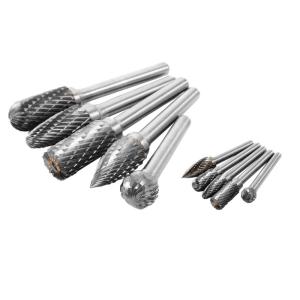 Customized Tungsten Carbide Rotary Burrs For Steel Part Surface Cleaning