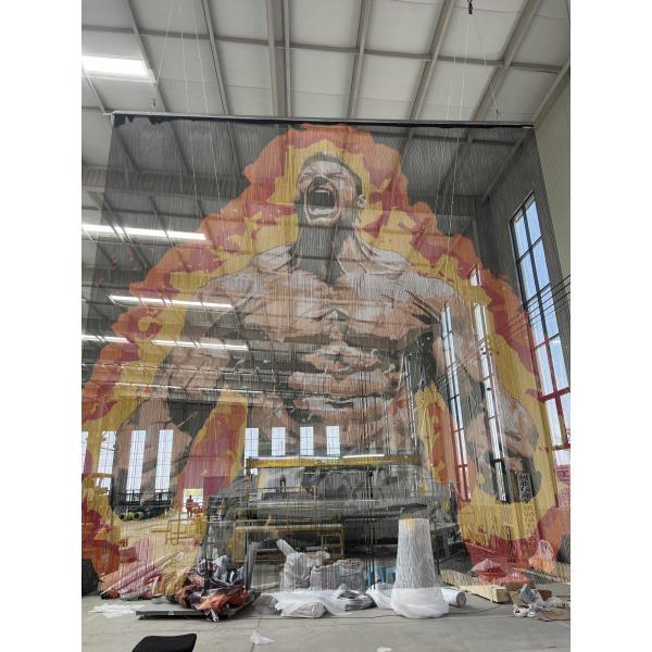 Creative Decorative Aluminum Chain Curtain for Furniture and Art Installation,