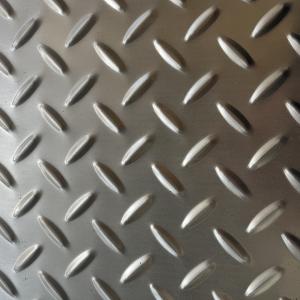 Diamond Chequered Checkered Embossing ASTM AISI 201 304 Pattern 1220*2440mm 1500
