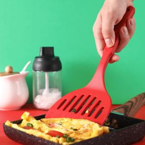 Heat Resistant Non Stick Silicone Frying Spatula With Long Handle