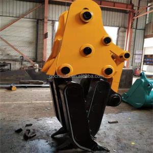 15Ton Excavator Manual Type Log Grapple 2M Jaw Opening Wood Grapple Product
