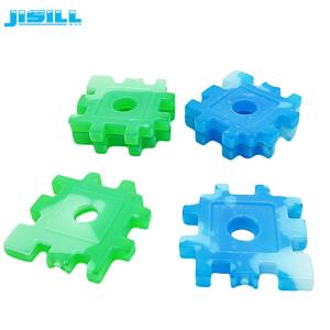 HDPE Non - Toxic Mini Freezer Cold Packs Set Of 6 For Food In Cooler Bag