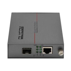 Cheap Gigabit Fiber Ethernet Media Converter Unmanaged SFP Slot DC5V Rack-Mount Design CE for sale