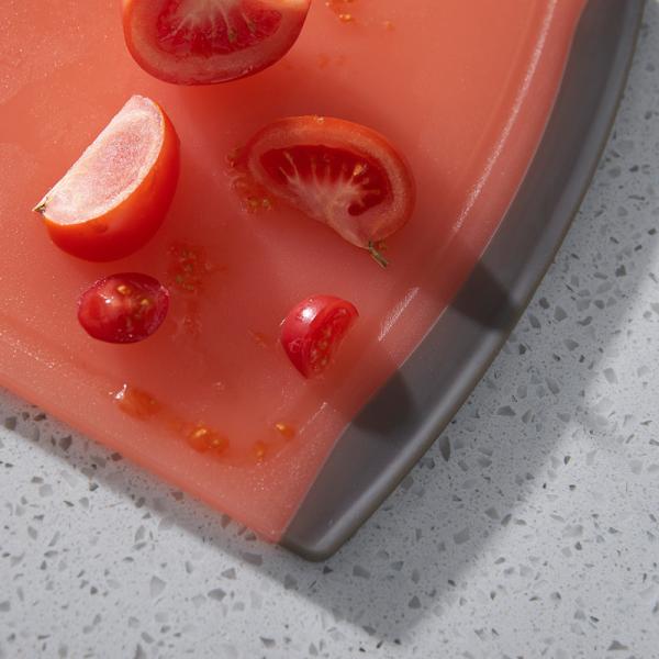 Hot Sale Plastic Meat Cutting Board Vegetable Chopping Board For Kitchen has the function of sharpening knives