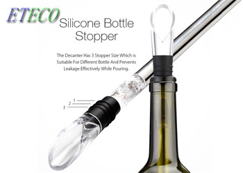 Quality Stainless Steel Unbreakable Wine Chiller Stick With Glass Dispenser Pourer wholesale