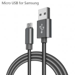 Cheap OEM Durable Copper Cord Android mobile phone Nylon braided Fast Quick Charge Data USB Cable For Samsung Phone for sale
