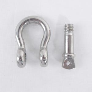 Rigging Lifting Stainless Steel D Shackle with Screw Pin Polished and Durable