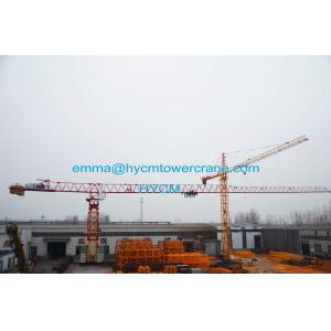 QTZ315 PT7424 Top Flat Head Tower Crane 18tons Load 74m Large Jib