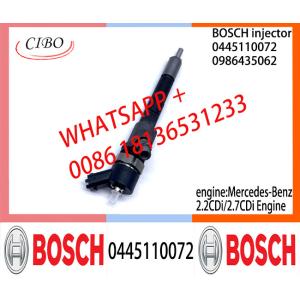 BOSCH 0445110072 Common Rail Injector 0445110071 0986435061 0445110072