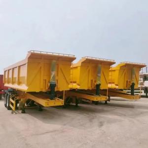 3 Axes 4 Axes 5 Axes Dump Truck Semi Trailer Hydraulic Back Tip U-Bucket Trailer