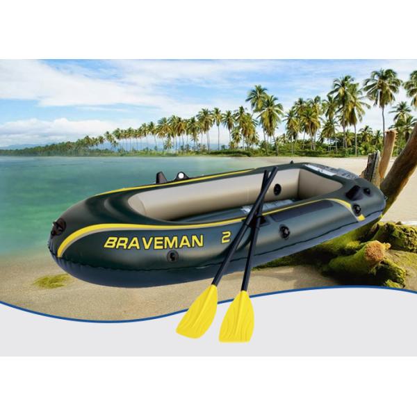 Quality Dark Green Braveman Durable Inflatable Boat , Convenient Lightweight Inflatable Boat wholesale