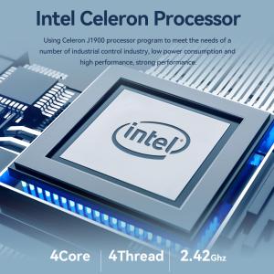 Intel Celeron J1900 Processor Fanless PC DDR3L 8GB With 7COM 2LAN Industrial PC
