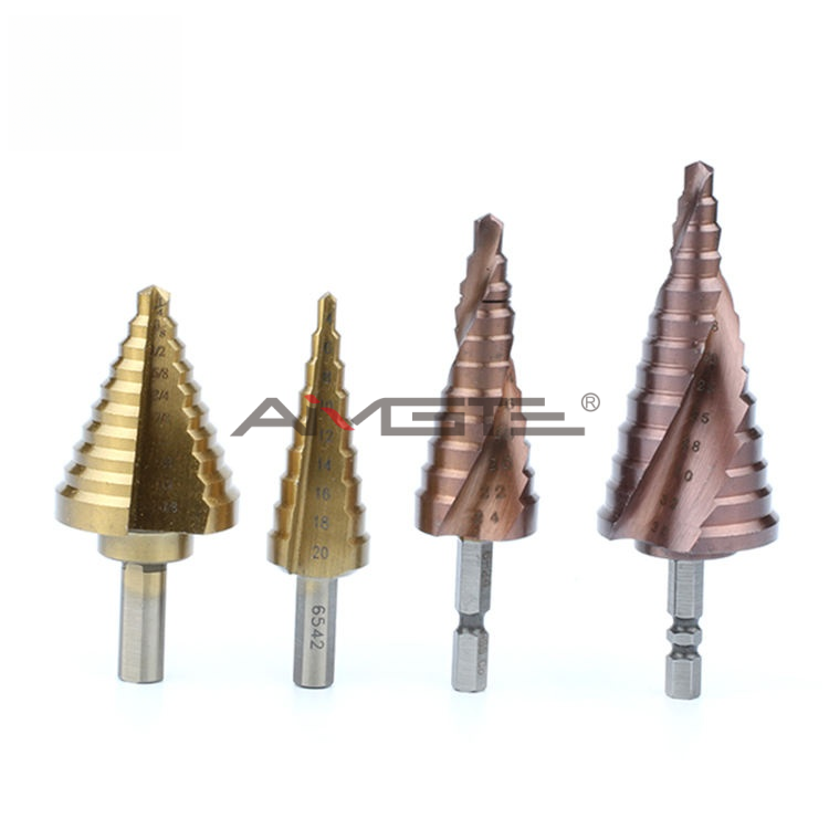 Metric Size Titanium 2019 Ebuy Coating Double R Shank Spiral Flute HSS Step