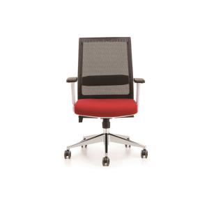 Adjustable Swivel Mesh Office Chairs , Meeting Room Sliding High Back Executive