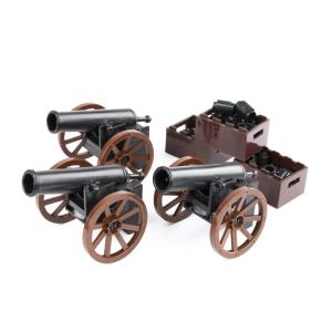 Combat accessories bricks army weapons cannon model military mini building