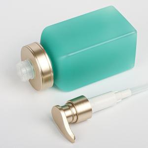 Luxury 500ml 750ml Matte Light Green Square Body Wash Soap Airless Salon