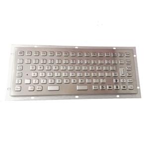 Functional IP65 Industrial Metal Keyboard Metal Material Mini Dimension