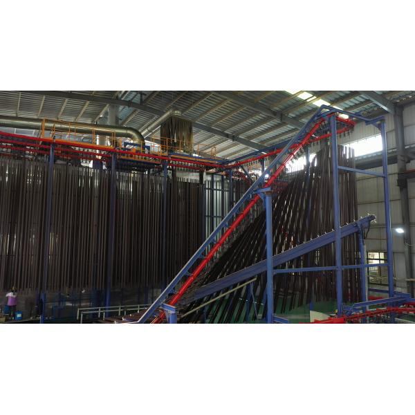 Customized Dimension Powder Coating Production Line 380V Surface Treatment