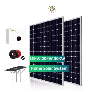 MC4 MPPT Solar System Off Grid Kit Half Cell Panel Factory Direct Sales