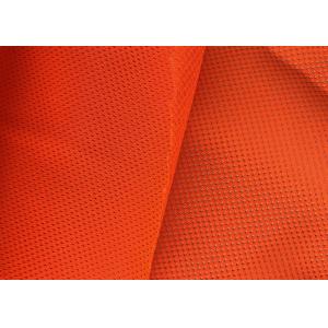 EN20471 100% Polyester Mesh Knitted Fluorescent Material Fabric Fire Retardant