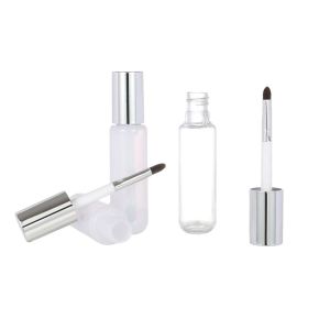 11ml 14ml Concealer Lip Gloss White Plastic Empty Tube with Fine Brush for Blush
