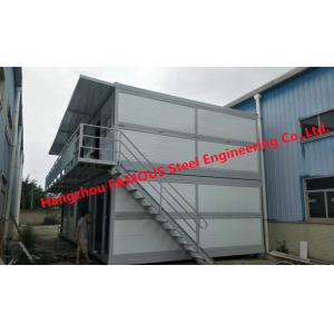 20ft Steel Structures Folding Living Prefab Modular Homes Portable Stackable