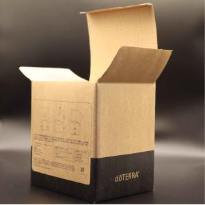 Eco Friendly Recyable Kraft Corrugated Mailer Shipping Box Matte Foil