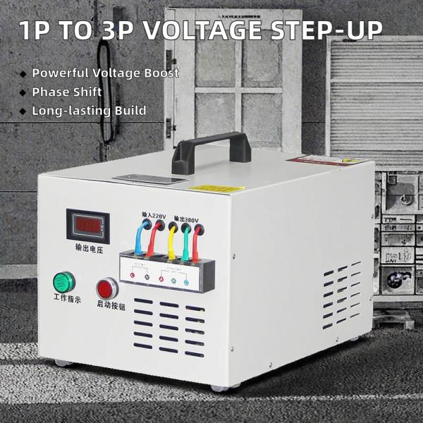 3-Phase Output Step-Up Transformer with 110v/120v/220v Input to 380v/400v/440v