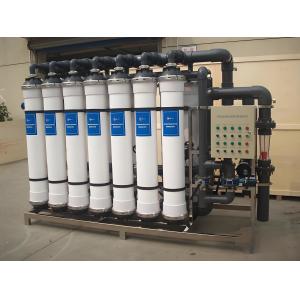 99.99% SS Removal Ultrafiltration Water System Backwashable SS304 / PVC Material