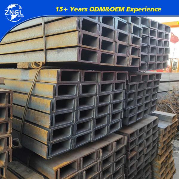 ASTM Q235 Q355 Ss400 A36 A572 Hot Rolled Steel U Beam Channel for Structural