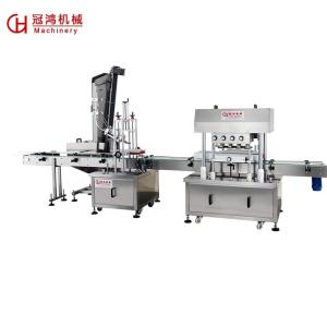 PLC Controlled Straight Linear Capping Machine for Smooth and Precise Bottle