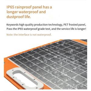 100W Folding Solar Panel , Monocrystalline Photovoltaic Solar Panel