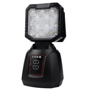 Cheap 27W Portable Magnetic Work Light with 110-240V AC / 10-24V DC and Cool White LED Rechargeable LED Flood Light for sale