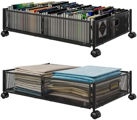 Under Bed Storage With Wheels Under Bed Storage Containers Large Metal Foldable