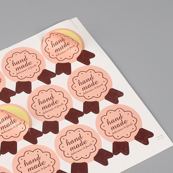 Bow tie clothes label sticker label and custom labels