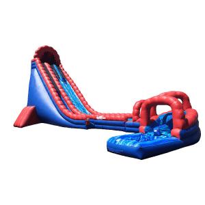 Cheap Water Slides Inflatable For Kids And Adults Customized Inflatable Toboggan Water Slide Pool for sale