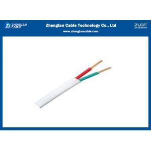 PVC Sheathed Flat Flexible Building Wire And Cable Shelf Life BVVB Cable 99.99%