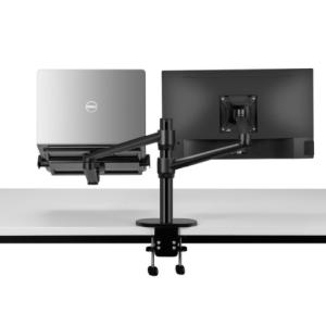 RoHS Adjustable Computer Monitor Bracket Anodized Casting Aluminium Process