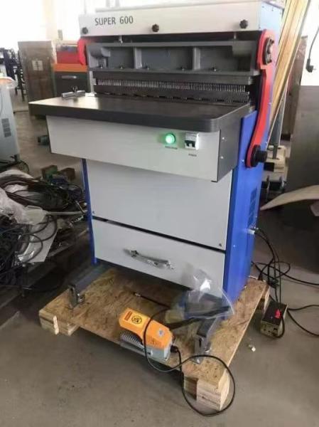 Quality Super 600 Notebook Book Calender Paper Hole Punch Puncher Machine Double Loop Wire O Closing Closer Machine Equipment wholesale