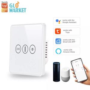 Cheap Zigbee/Wifi Smart Curtain Switch Tuya App Remote Shutter Home Interior Voice Control for sale