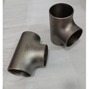 Butt Welded Titanium Gr2 Gr4 Gr5 Straight Tee With ASME B16.9 B36.19M