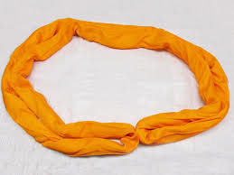 Flat Woven Pattern Polyester Endless Round Sling 20T EN 1492-2 For Industrial