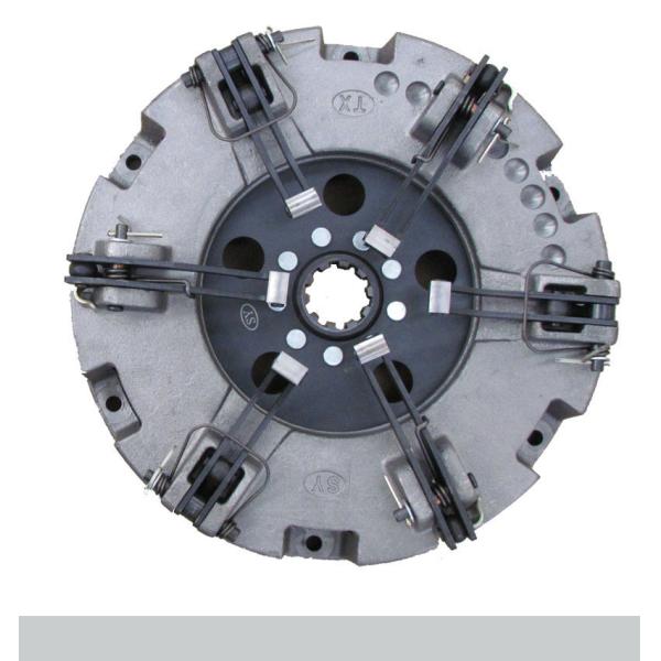 Quality TA750 Pto 12 Inch 10 Spline 8 Pad 70hp Tractor Clutch Disc With Spring wholesale