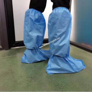 Disposable Protective Surgical Non Woven Boot Cover Machine With Double Elastic